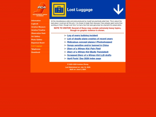 luggage screenshot