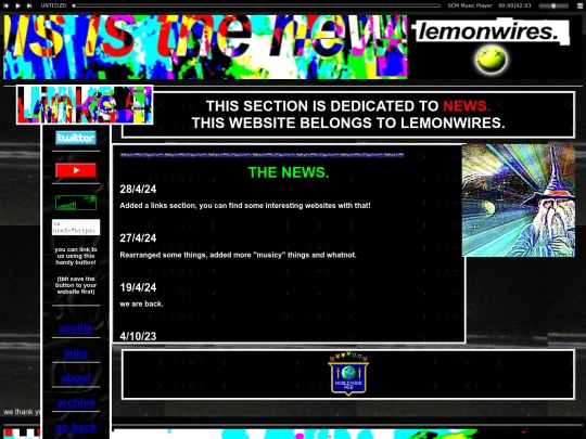 newsarchived screenshot