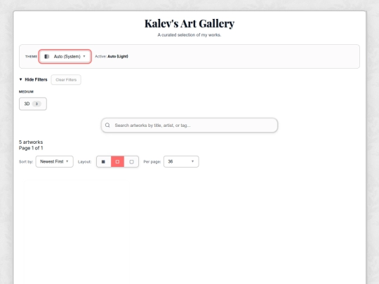 art_gallery screenshot