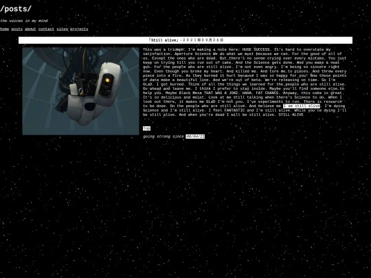 posts/2021/august/still_alive screenshot