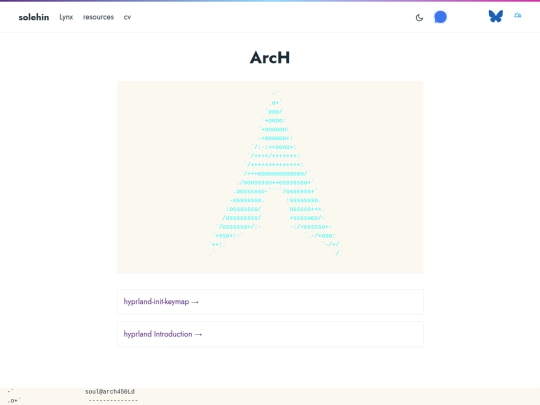 arch screenshot