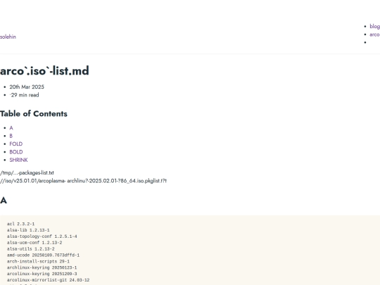 arco/arco-plasma-iso-list-1 screenshot
