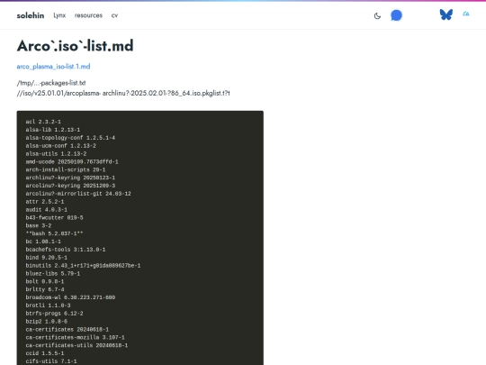 arco/plasma/arco-plasma-iso-list screenshot