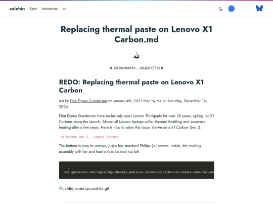 blog/replacing-thermal-paste-on-lenovo-x1-carbon screenshot