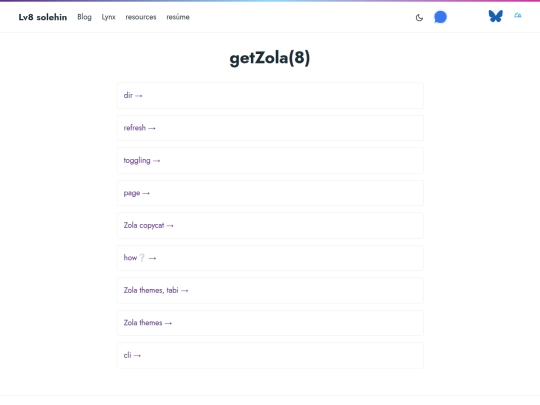 getzola/8 screenshot