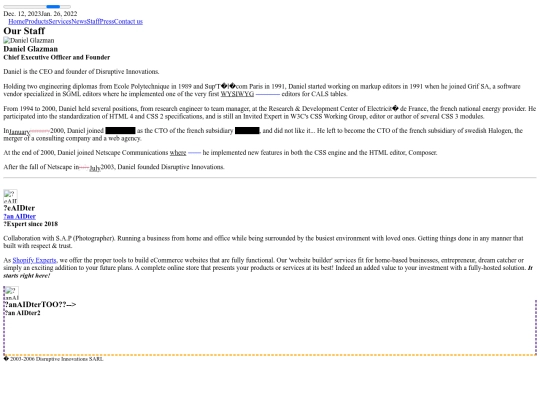 write/side/Disruptive Innovations - Staff04,0 screenshot