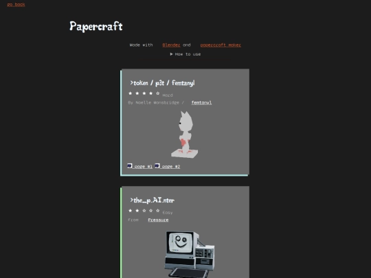 create/papercraft screenshot