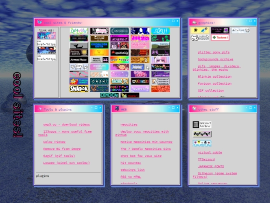 sites screenshot