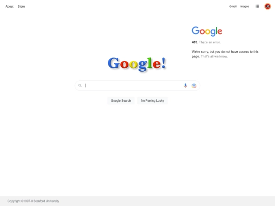 google screenshot