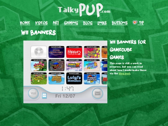 wiibanners screenshot