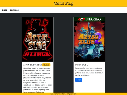 html/secuelas screenshot