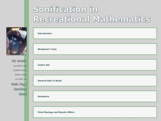 sonification screenshot