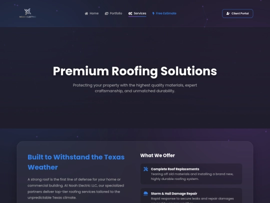 roofing screenshot