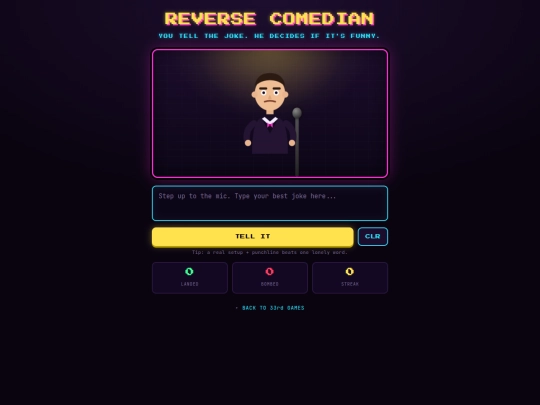 REVERSECOMEDIAN screenshot