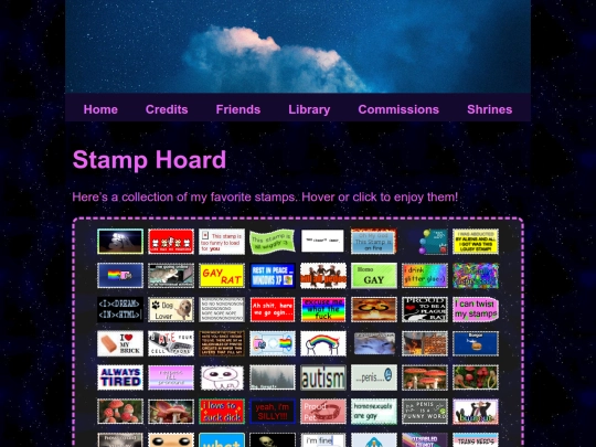 stamps screenshot