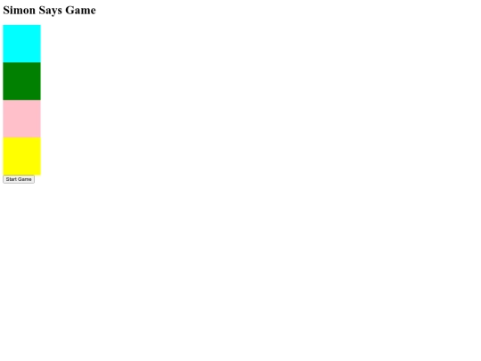 SimonSays screenshot
