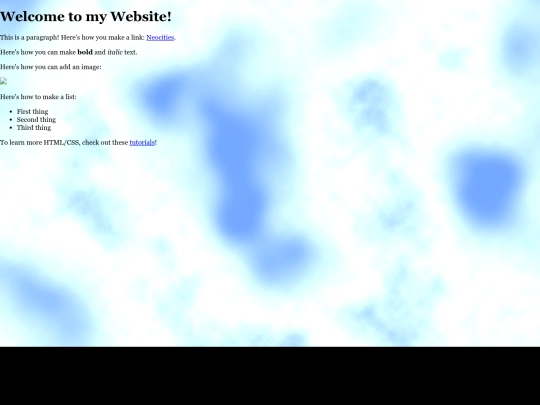 test screenshot