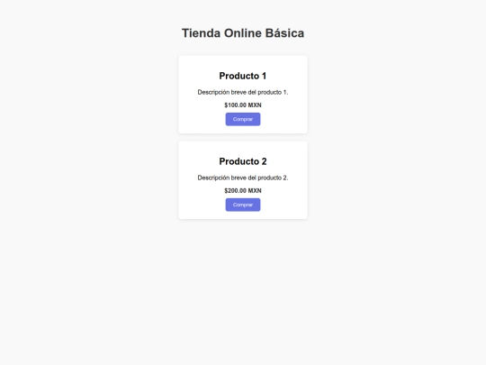 pages/tienda screenshot