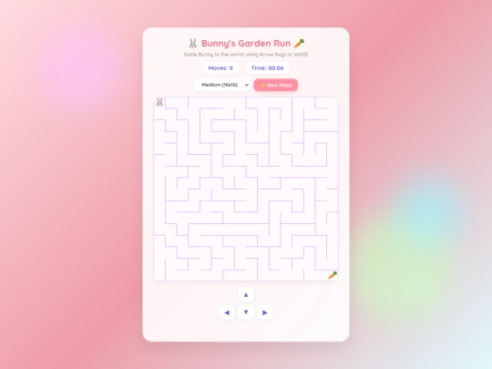 BunnysGardenRunMazeGenerator screenshot