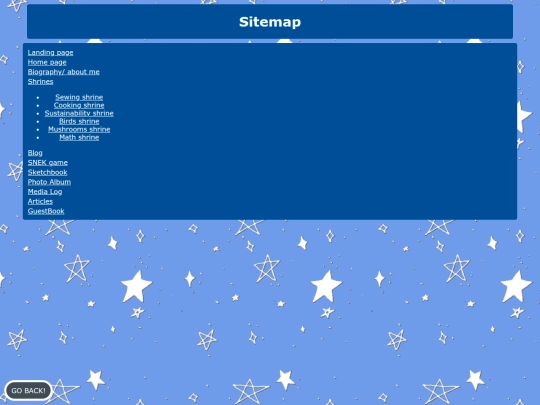sitemap screenshot