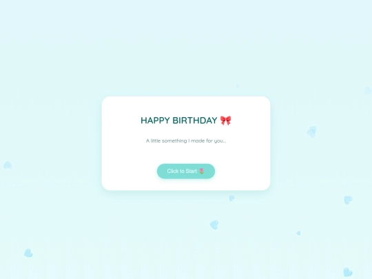 BdayTealTemplate screenshot
