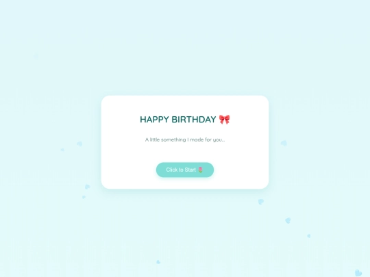 BirthdayTealTemplate screenshot