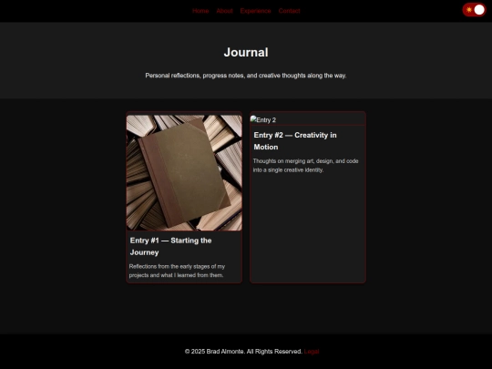 BA-journal screenshot