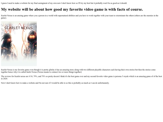 final-assignment screenshot