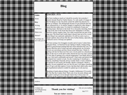 blog screenshot