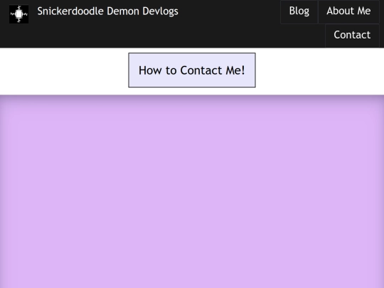 pages/contact screenshot