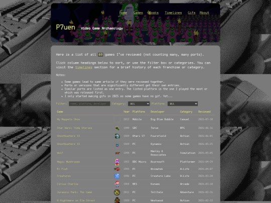 games screenshot