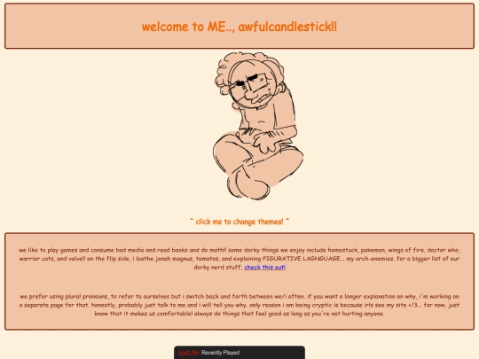 about-me screenshot
