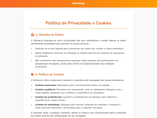 privacidade screenshot