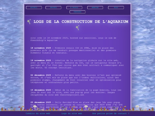 pages/logs screenshot