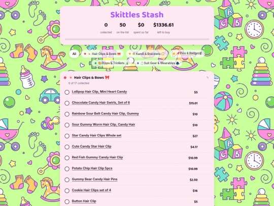 skittles screenshot