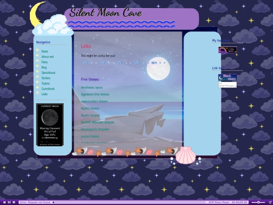 links screenshot