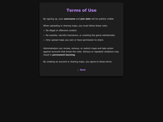 TOS screenshot