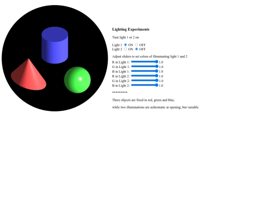 webgl/lighting screenshot
