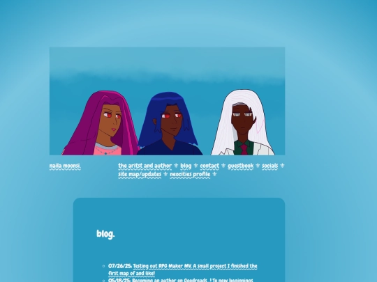 blog screenshot