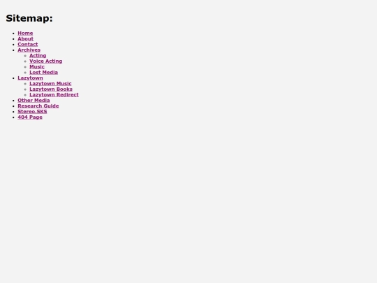 sitemap screenshot