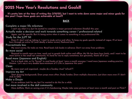 resolutions screenshot