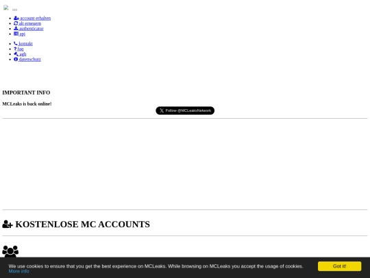 index screenshot