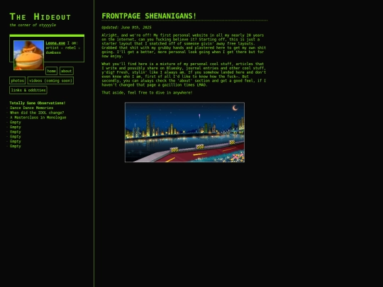index screenshot