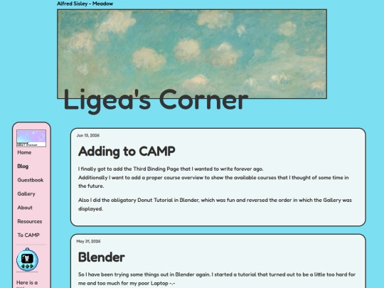 blog screenshot