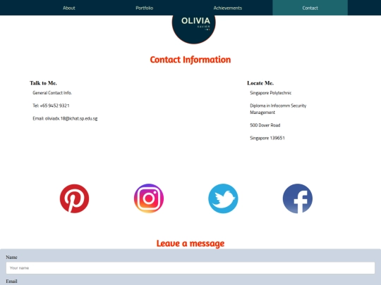 contact screenshot