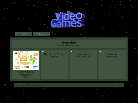 my-stuff/games screenshot