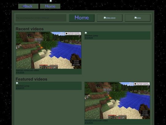 my-stuff/videos screenshot