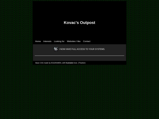admin screenshot