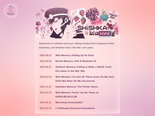 blog screenshot