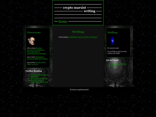 writing screenshot